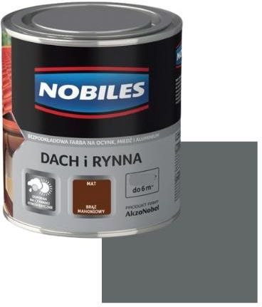 Akzonobel Nobiles na dach i rynny Szary jasny 0,75L