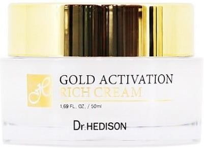Krem Dr.HEDISON Gold Activation z 24k Złotem na dzień i noc 50ml