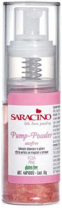 Saracino Pyłek Spożywczy W Sprayu Z Pompką- Różowy 10 G