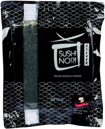 Kuchnie Świata Glony Nori Silver Sushi 50Szt. 125G