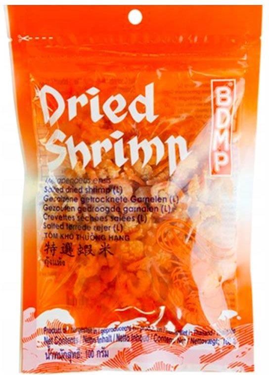 Tajskie Krewetki Suszone Dried Shrimp L 100g Bdmp Ceny i opinie
