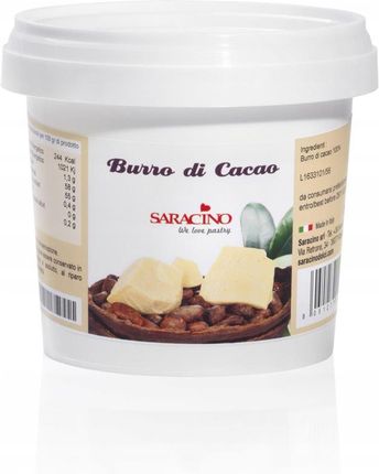 Masło kakaowe naturalne - Saracino - 200 g