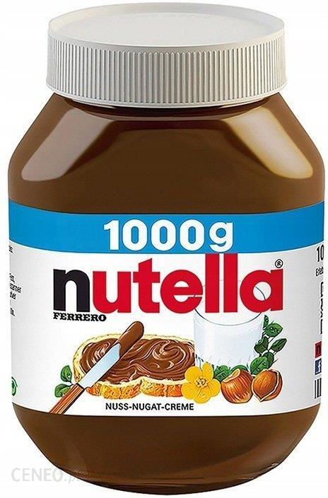 Nutella XXL krem czekoladowy mega słoik 1kg z De - Ceny i opinie