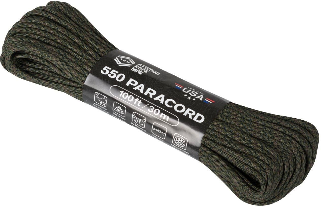 Zdjęcie Helikon-Tex Atwood Rope Mfg Linka 550 Paracord Color Changing Pattern (100Ft) Nylon One Size (Cd-Pp1-Nl-0M) - Libiąż