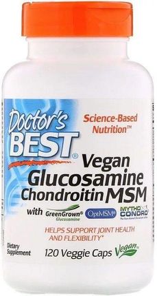 Doctor'S Best Wegańska glukozamina + Chondroityna Msm 120Kaps