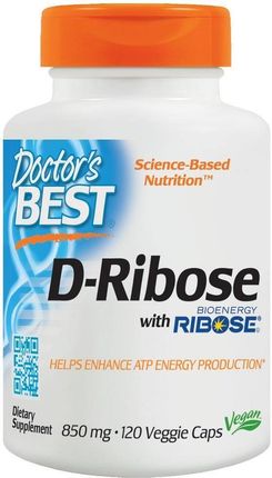 Kapsułki Doctor'S Best D Ribose Ryboza 850 Mg 120 szt.