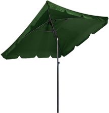 Parasol Ogrodowy Skośny Składany Zielony 200cm - Parasole ogrodowe