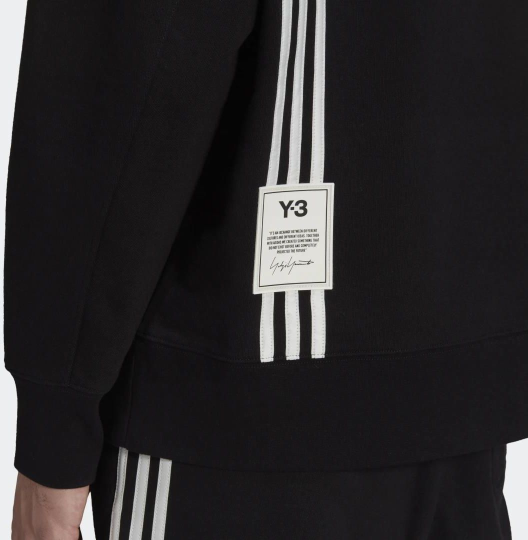 【送料&関税込】y-3 3-stripes Sweatshirt Adidas Y-3 3-Stripes Terry Crew Sweatshirt H16333 - Ceny i