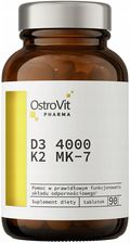Zdjęcie Ostrovit Pharma D3 4000 K2 Mk 7 90tabl. - Ostrołęka