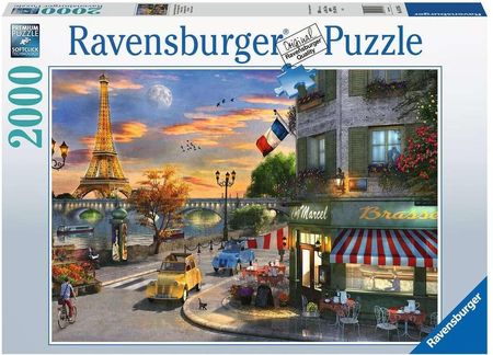 Ravensburger Puzzle 2000 Zachód Słońca W Paryżu