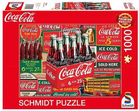 Schmidt Puzzle 1000 CocaCola Classic CocaCola Tradycja