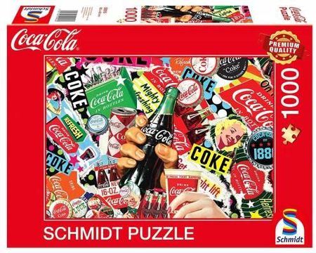 Schmidt Puzzle 1000 Coke Is It! CocaCola Reklama