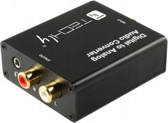 TECHLY Przetwornik DAC Toslink Coaxial do Analog RCA L/R i 3.5mm