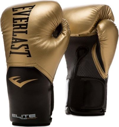 Everlast Pro Style Elite Gloves Gold 14 Oz