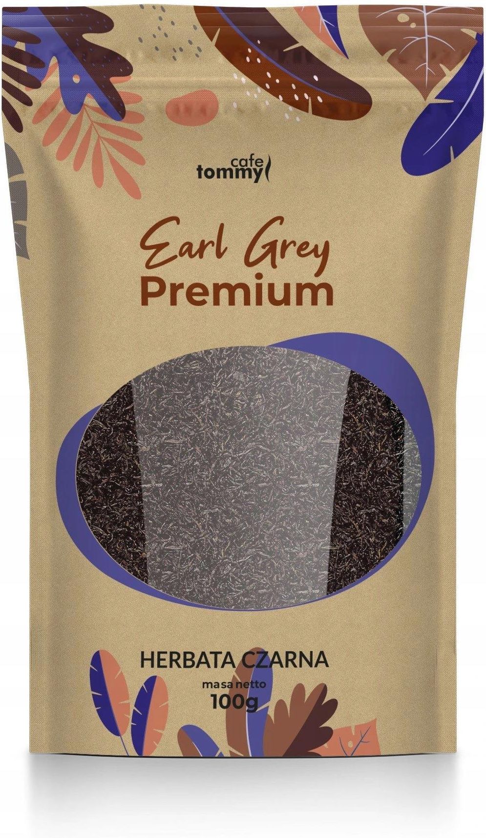 Herbata Tommy Cafe Herbata Czarna Liściasta Earl Grey Premium 100G ...