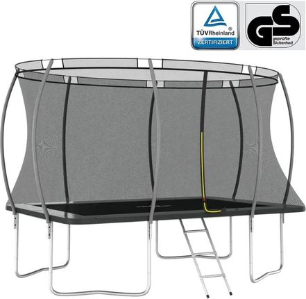 Shumee Trampolina Z Akcesoriami Prostokątna 335X244X90 Cm 150 Kg