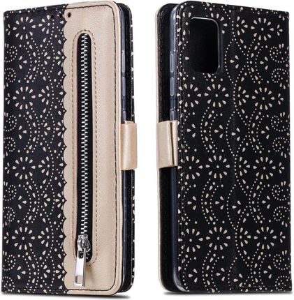 Xgsm Etui Wallet do Samsung Galaxy S20 FE/5G Zipper Lace Black