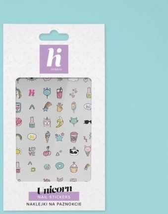 HI HYBRID NAKLEJKI NA PAZNOKCIE - UNICORN (TOP)