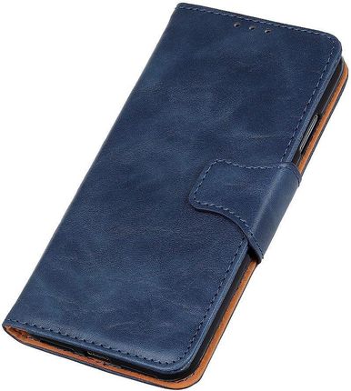 Erbord Skórzane Etui Wallet do Xiaomi Redmi Note 9 Blue