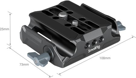 SmallRig 3357 | Płytka bazowa LWS Baseplate zaciskiem do rurek 15mm