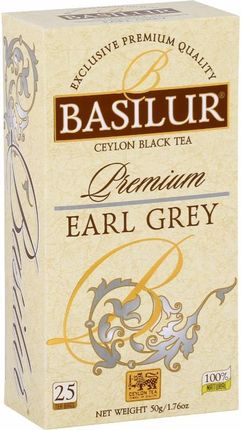 Basilur herbata czarna Premium Earl Grey 25tb