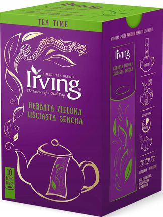 Irving Herbata Zielona Liściasta Sencha 10 Logbag