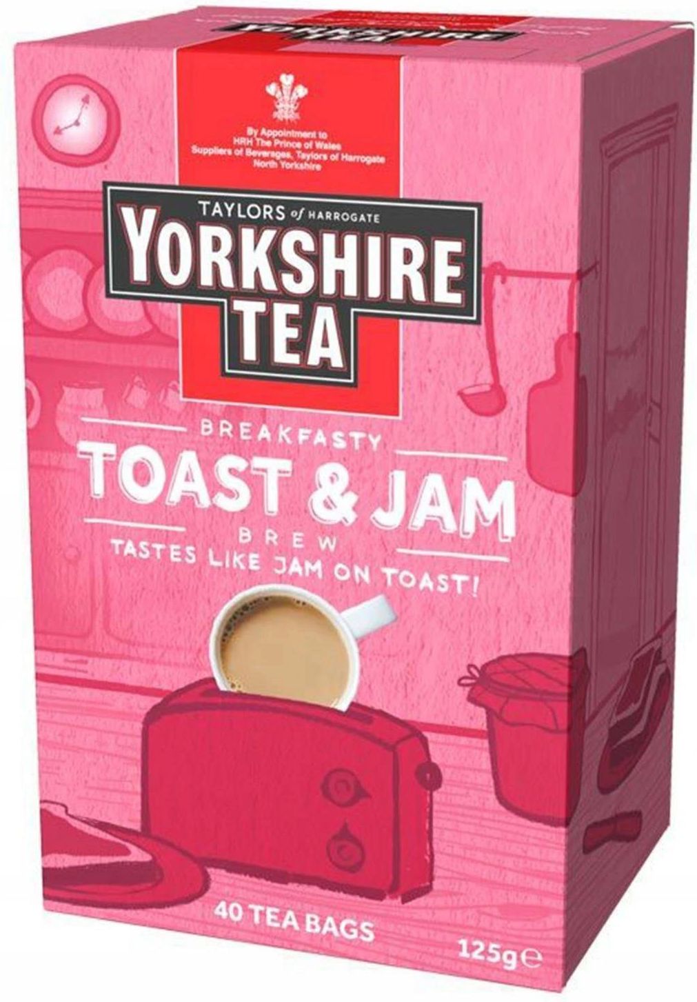 Herbata Yorkshire Tea Toast Jam Herbata Czarna 40szt Uk Ceny i opinie