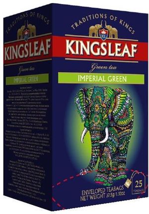 Herbata zielona saszetki Kingsleaf Basilur Nowość
