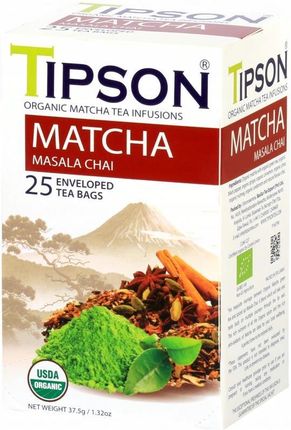 Herbata zielona organiczna Matcha przyprawy Chai