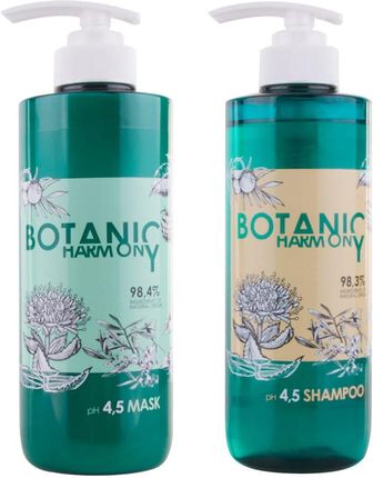 Stapiz Szampon i Maska do włosów ph 4,5 Botanic harmony 2 x 500ml