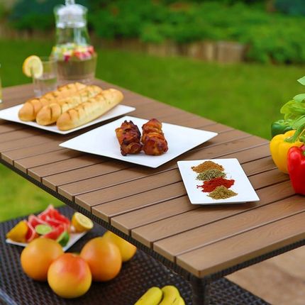 Patio 47296 Barek Ogrodowy Z Technorattanu Wenge - zdjęcie 6