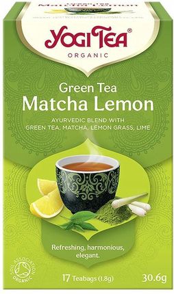 Herbata Zielona Matcha z cytryną Yogi Tea