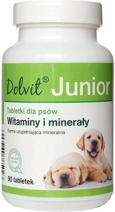 DOLFOS Junior preparat mineralno witaminowy dla młodych psów proszek 1kg