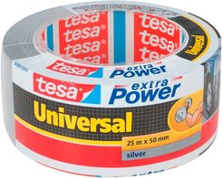 Tesa Taśma naprawcza uniwersalna do użytku wewnątrz i na zewnątrz pomieszczeń 50mm x 25m srebrna