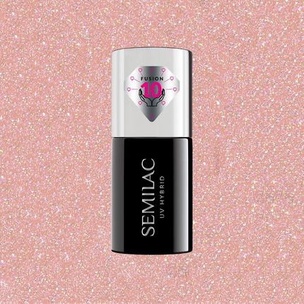 Semilac 804 Extend Care 5w1 Glitter Soft Beige 7ml