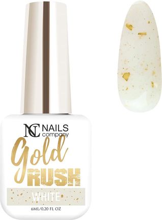 Nails Company Lakier Hybrydowy 6ml  Gold Rush White