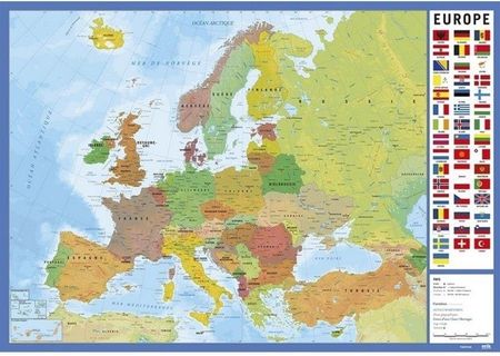 Podkładka Stołowa Na Biurko Mapa Europy