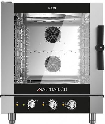Alphatech By Lainox Piec Konwekcyjno-Parowy Gazowy Icgm071E 7X Gn 1/1 600X400 Sterowanie Manualne
