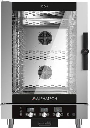 Alphatech By Lainox Piec Konwekcyjno-Parowy Gazowy Icgt101E 10X Gn 1/1 600X400 Sterowanie Elektroniczne