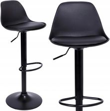 Ehokery Krzesło Barowe Kb-Rica Black Czarne - Hokery i stołki barowe