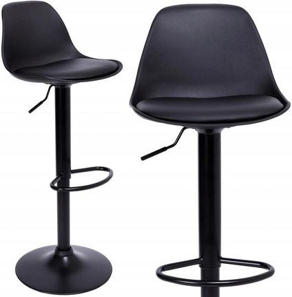 Ehokery Krzesło Barowe Kb-Rica Black Czarne