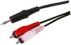 Cabletech Kabel Jack 3.5Mm - Rca (Cinch) X2 1.2M Czarny  (LECKPO274712)