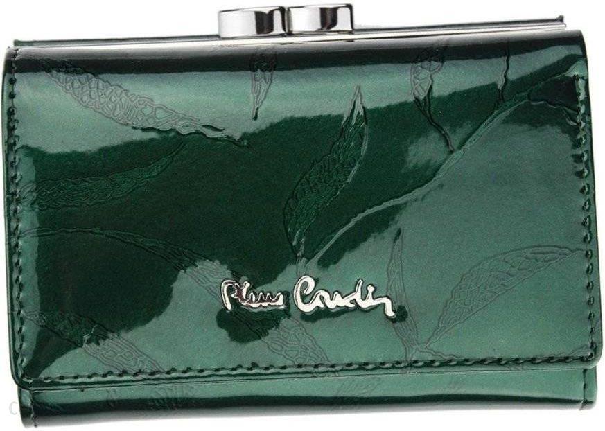 Kolorowy portfel damski Pierre Cardin 04 PLANT 108 kolor: czarny