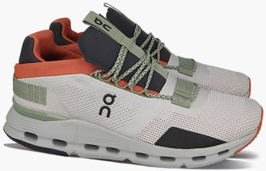 Buty męskie sneakersy On Running Cloudnova 2699819 SILVER ORANGE