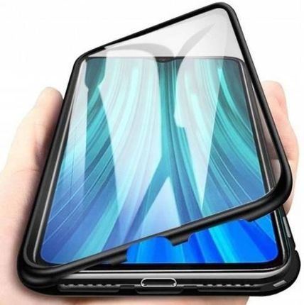 Nemo Etui SAMSUNG GALAXY A52 5G 3w1 Double Magnetic 360° Aluminium i Szkło czarne