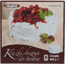 Zdjęcie Beza Krążki Bezowe Bezglutenowe do tortów 600g - Jordanów