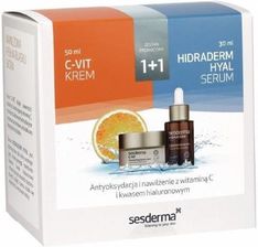 Sesderma Zestaw C-VIT Krem 50ml + Hidraderm Hyal Serum 30ml