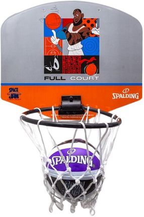 Tablica do koszykówki Mini Spalding Space Jam Tune Squad szaro-pomarańczowa 79007Z