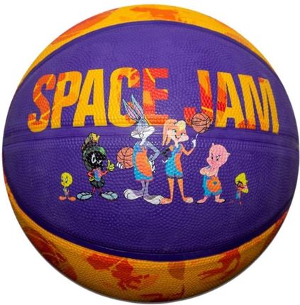 Piłka do koszykówki Spalding Space Jam Tune Squad pomarańczowo-fioletowa '5 84602Z