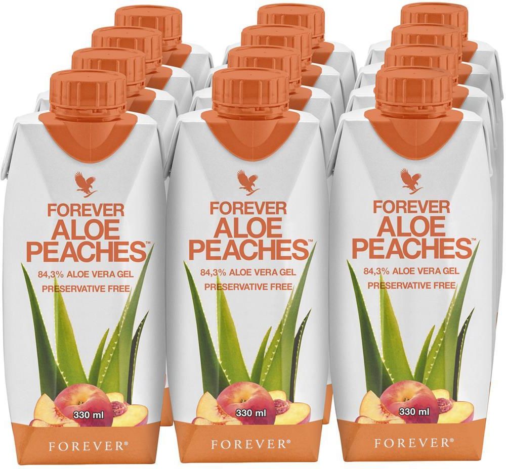 Preparat Medycyny Naturalnej Forever Aloe Peaches Mini Zestaw 12 X 